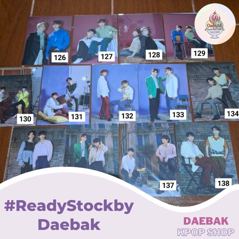 [126-189] POSTCARD PC POLAROID SEVENTEEN SVT OFFICIAL - SCOUPS JEONGHAN JOSHUA JUN WOOZI HOSHI WONWO