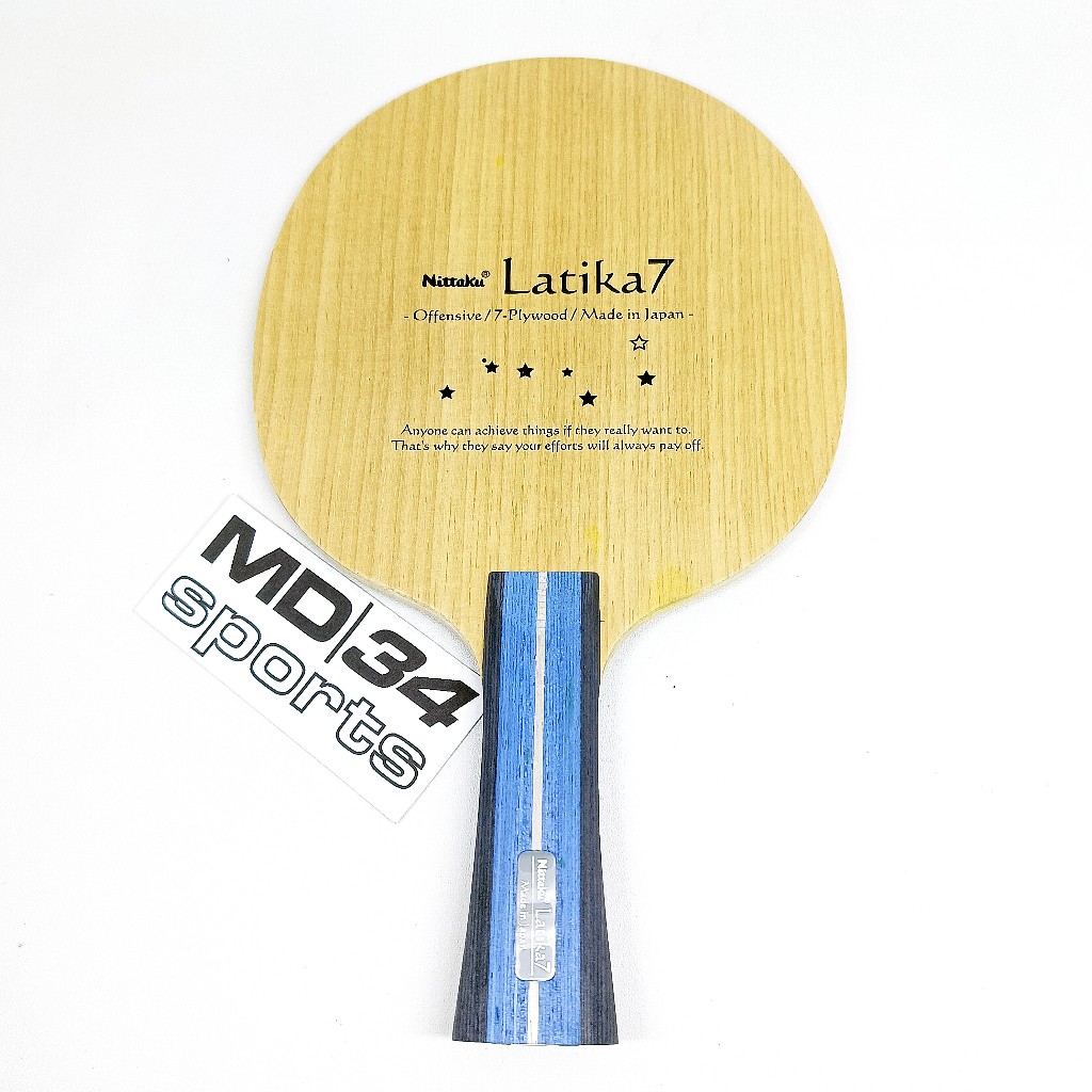 Kayu Nittaku Latika 7 - blade / kayu / bet pingpong murah