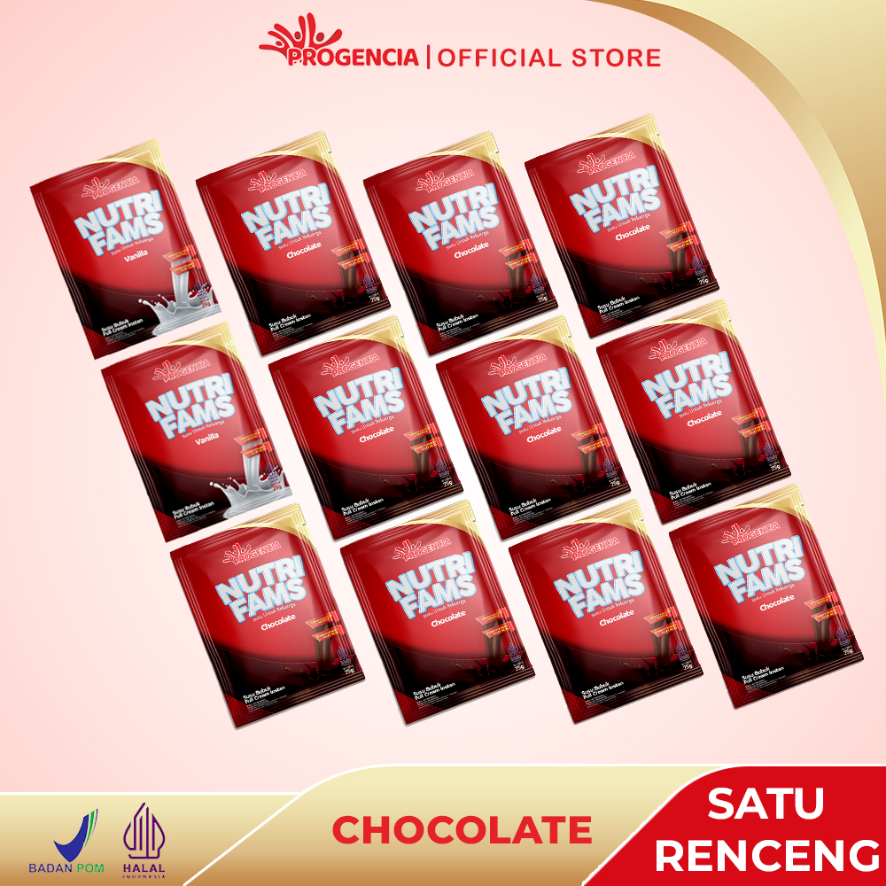 

Progencia Nutrifams 12 pcs kemasan 25 gr