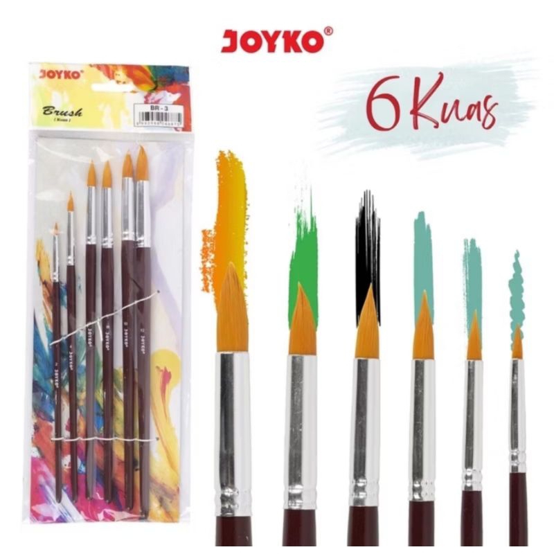 

BRUSH PAINT/KUAS CAT/KUAS LUKIS JOYKO BR-3