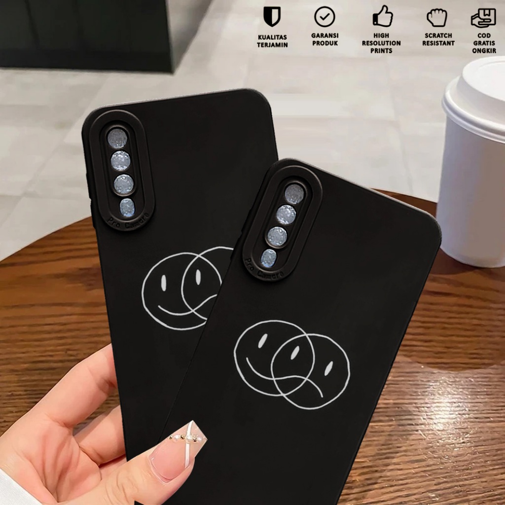 Case Samsung A30S A50 A50S - Softcase Samsung A30S A50 A50S Motif Black Wallpaper - Casing Hp Samsun