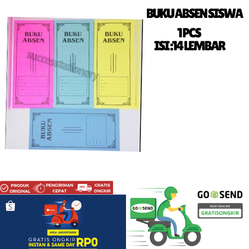 Buku/Kertas/Daftar Absen/Absensi Besar (Pcs)