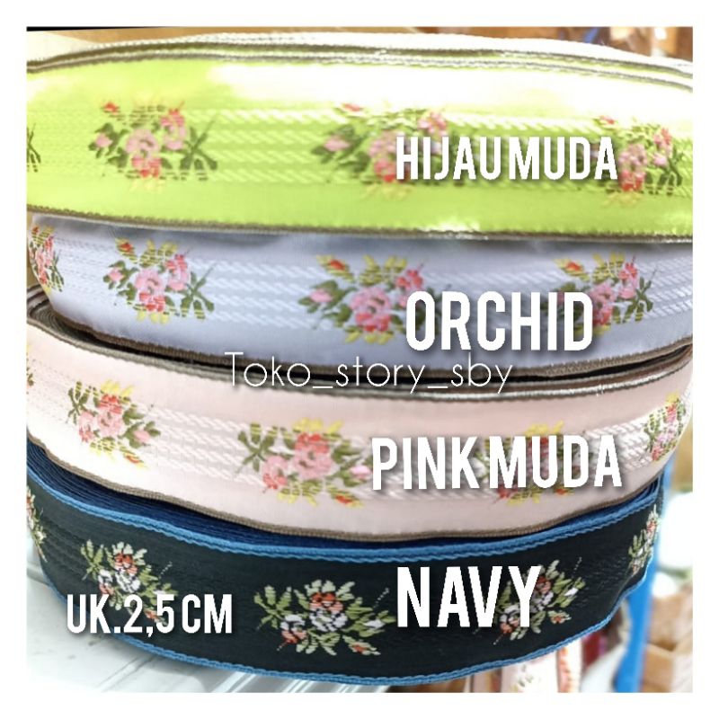 

1YARD - PITA KOREA MOTIF UK.2,5 CM