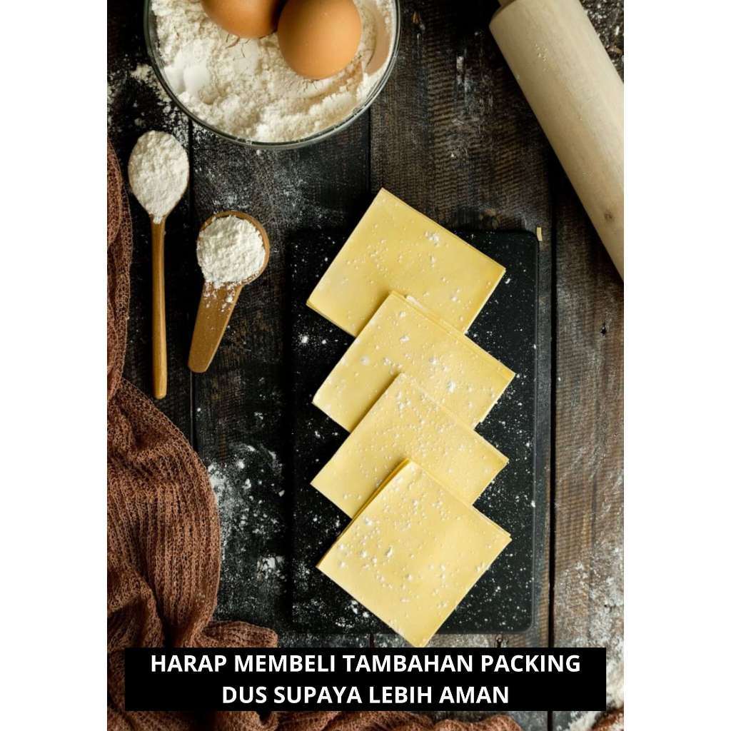 

Kulit Pangsit (Putih dan Kuning) 50-80 lembar COCOK BUAT PANGSIT GACOAN