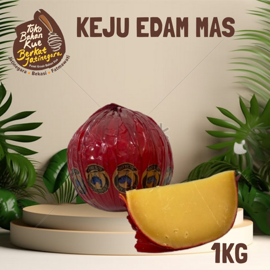 

KEJU EDAM MAS 1 KG / BOLA APEL AYAM EMAS POTONGAN 1 KG