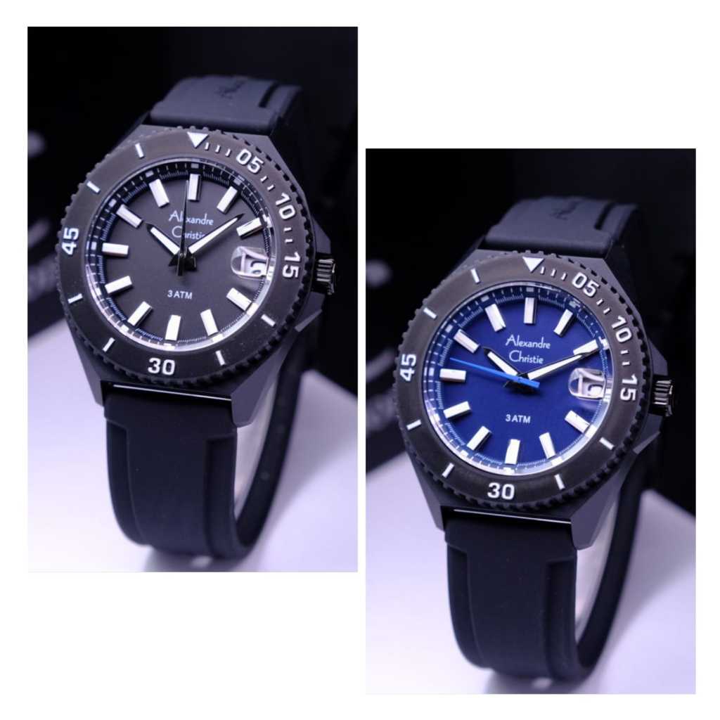 ALEXANDRE CHRISTIE 8693 PRIA KARET ORIGINAL AC8693 AC 8693 JAM COWOK