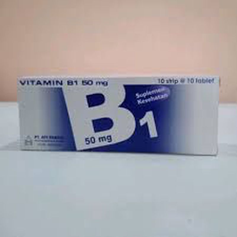 VITAMIN B1 50MG  AFI FARMA PER STRIP 10 TABLET