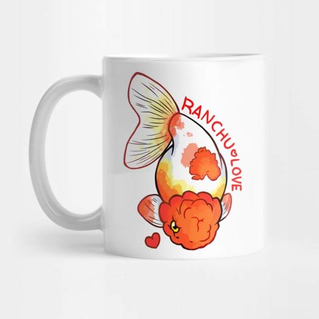 Ranchu Love Ranchu Goldfish Mug