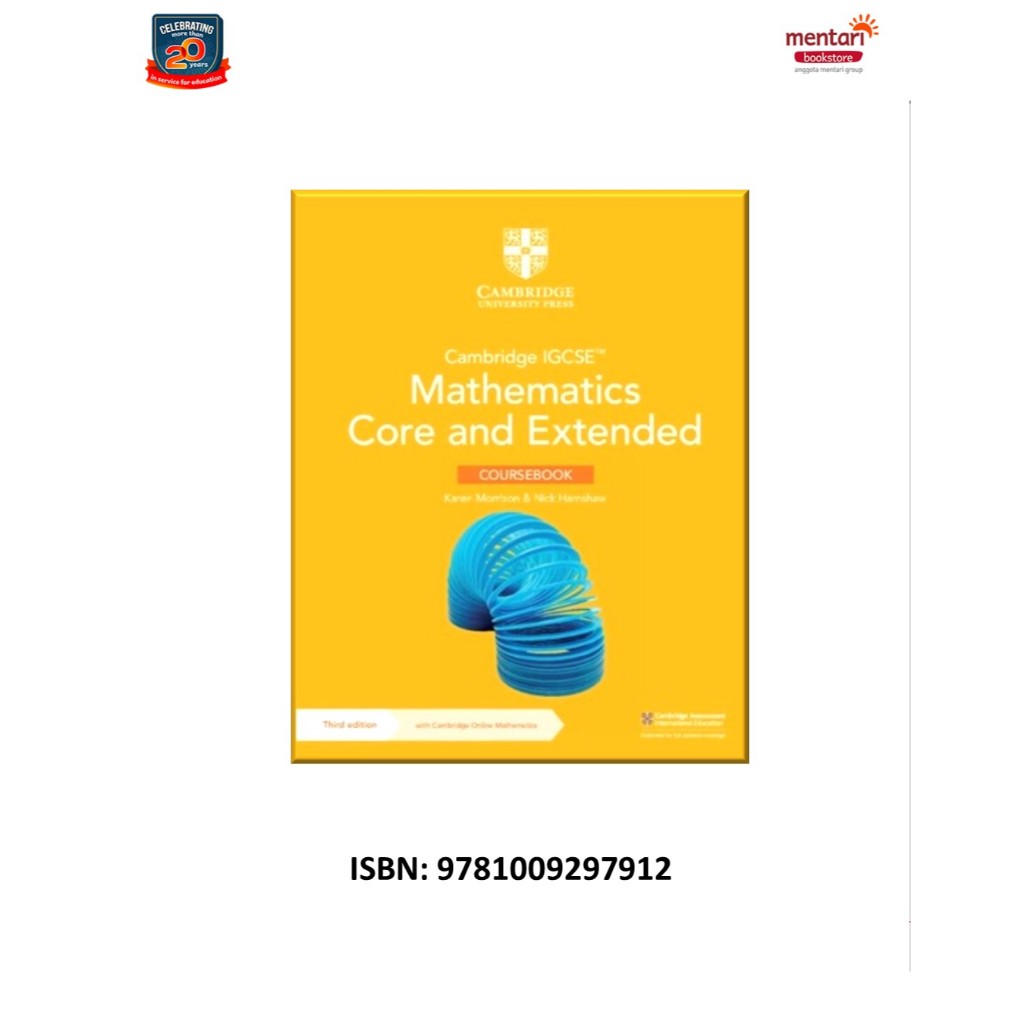 Cambridge IGCSE Math Core&Exte Coursebook w/Camb OL Acc (2Y) | Buku Matematika SMP - SMA