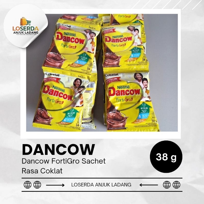 

Dancow Fortigro Rasa Coklat | 1 Renceng isi 10 sachet expired Feb 2026