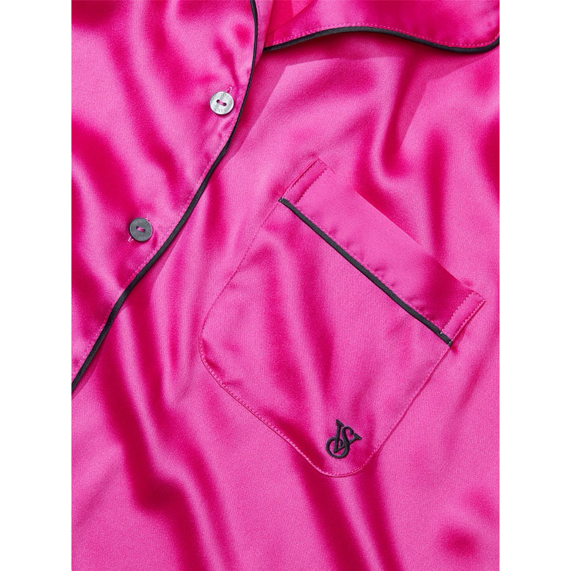 VS pajamas long set pink victoria secret