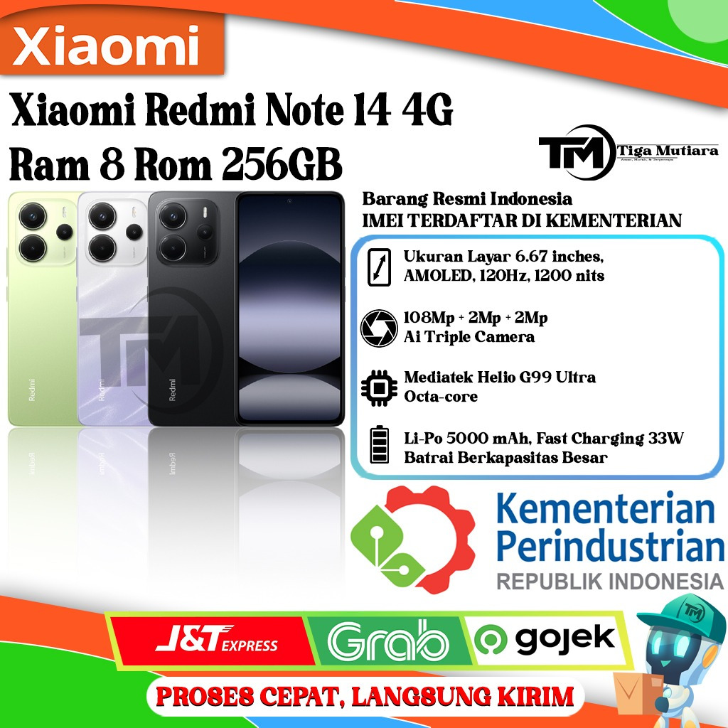 Xiaomi Redmi Note 14 4G | 5G Ram 8/128GB | Ram 8/256GB | Ram 12/512GB