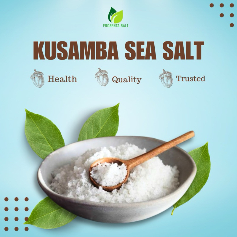 

Garam Kusamba / Kusamba Sea Salt 500gr