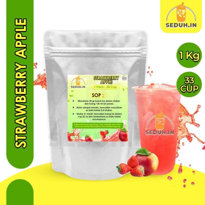 

Strawberry-Apple Lemonade 1KG / Bubuk Minuman Premium