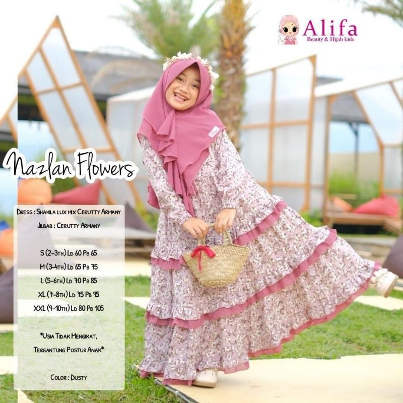 NAZLAN FLOWERS KIDS BY ALIFA