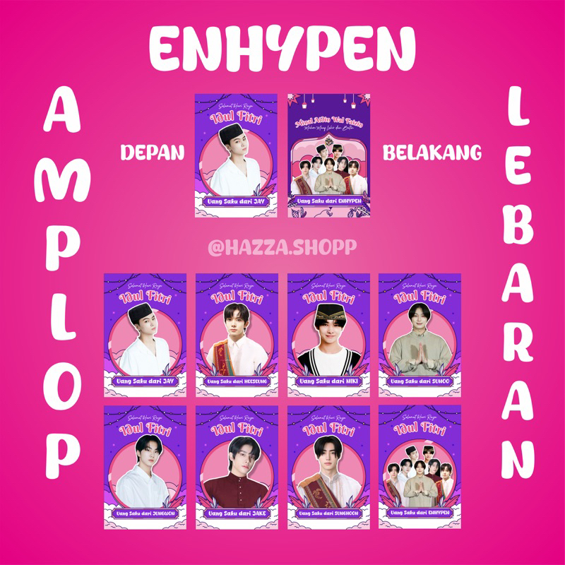 

Amplop Lebaran Tema Enhypen