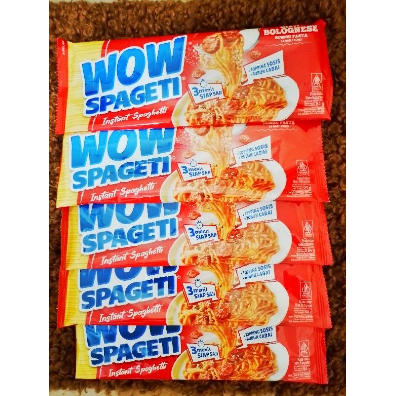 

PAKET ISI 5 PCS WOW SPAGETI BOLOGNAISE WOW SPAGHETTI BOLOGNAISE SPAGETI INSTAN