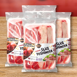 

Fadagi Slice Yoshinoya | Daging Slice Platinum Grade Dari Sapi Terbaik Australia | 500 Gr