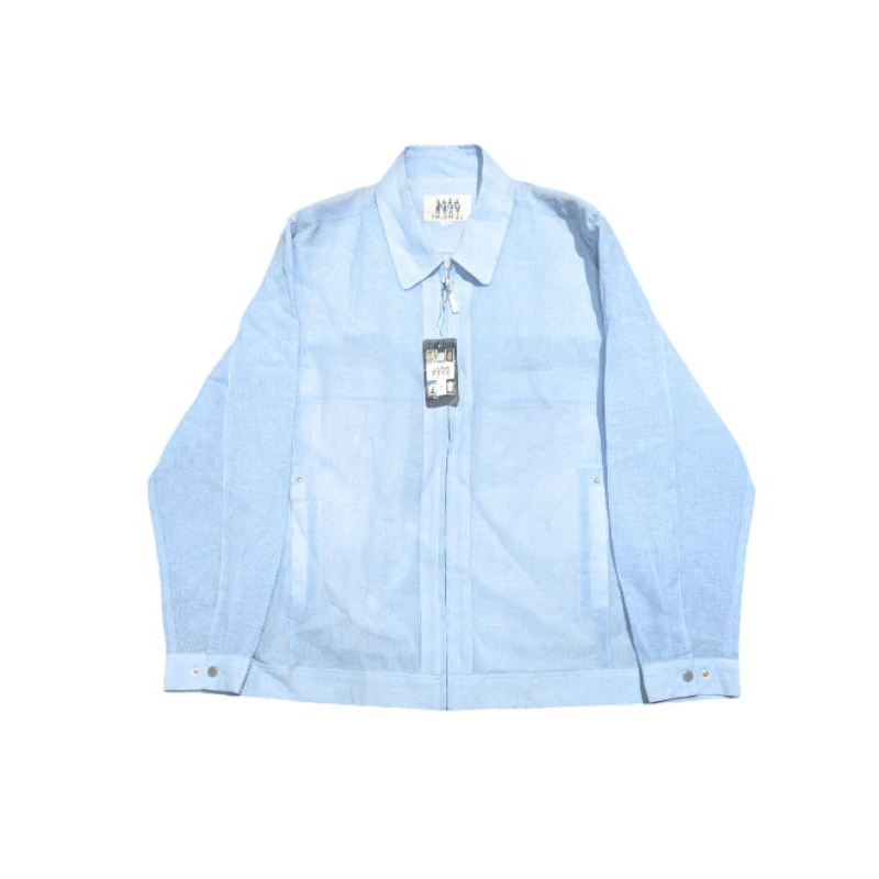 Work jacket polonize linen harrington