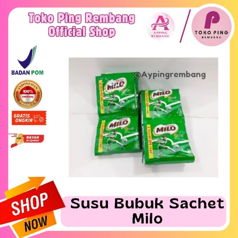 

Milo Active-Go Susu Coklat Serbuk Sachet 22gr(ada harga grosir)