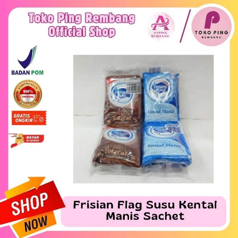 

Frisian Flag Susu Bendera Sachet 6sachet/Pack