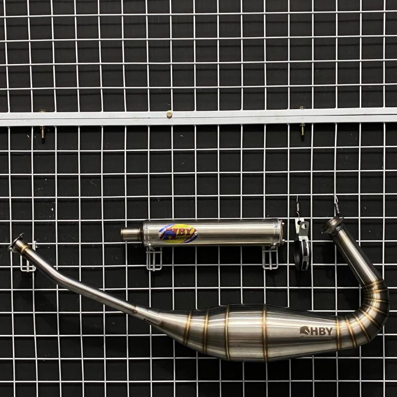 Knalpot Ninja RR RR SS HBY RACING Full Stenlis