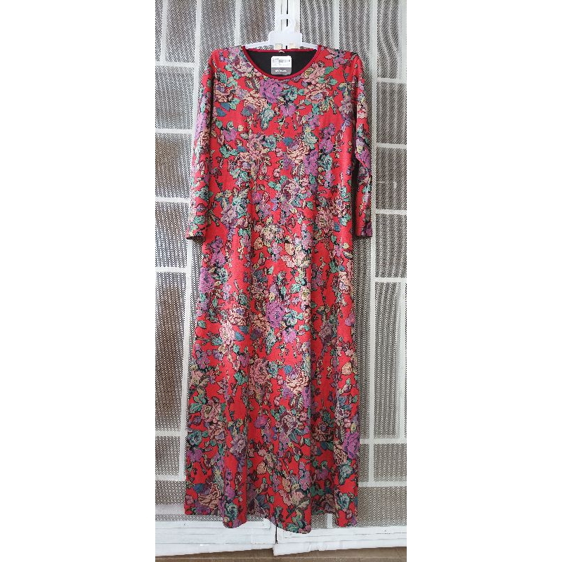 dress korea panjang