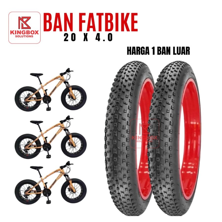 Ban Luar Sepeda Fatbike 20 x 4.0