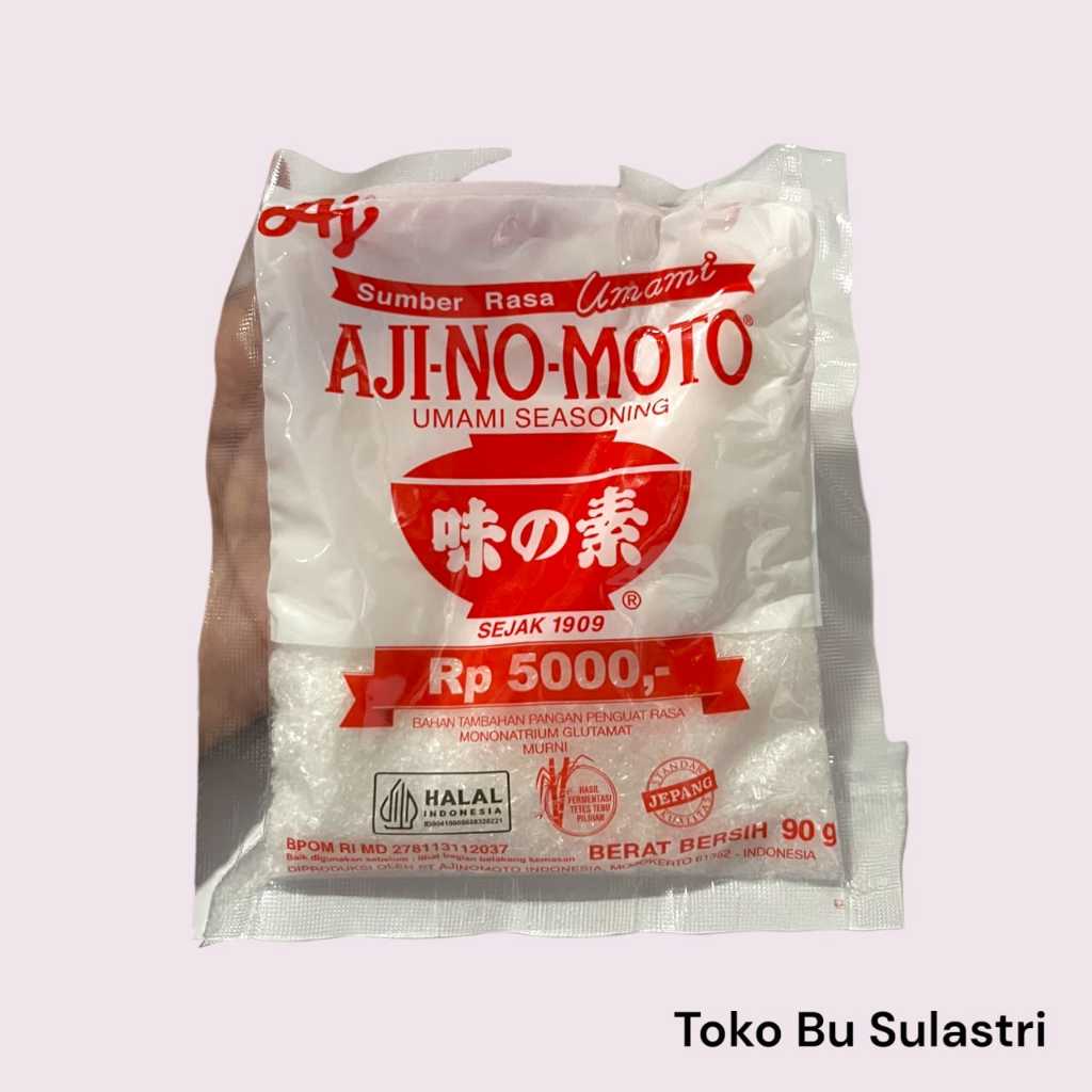 

AJINOMOTO PENYEDAP RASA MSG 90gr | AJINOMOTO MICIN 5000an