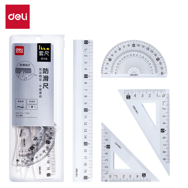 

Deli - Penggaris Garisan Set VC24 20 cm