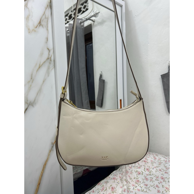 TAS SHOULDER BAG BRAND LAP LOS ANGELES PROJECT WHITE ORIGINAL AUTHENTIC