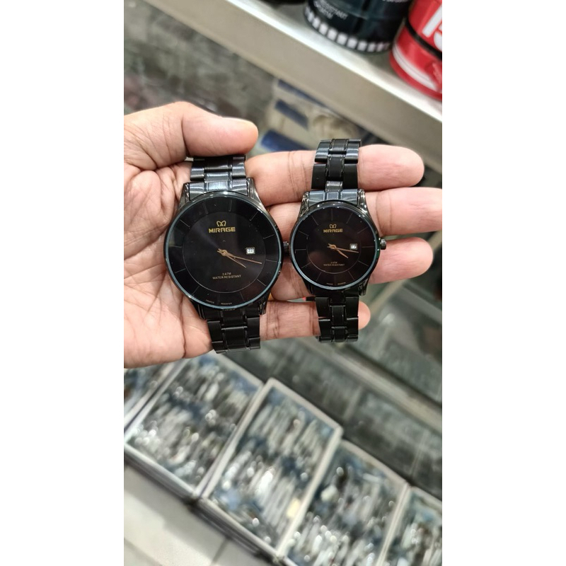 Jam Tangan Mirate Couple Wanita Dan Pria Original Tahan Air Analog