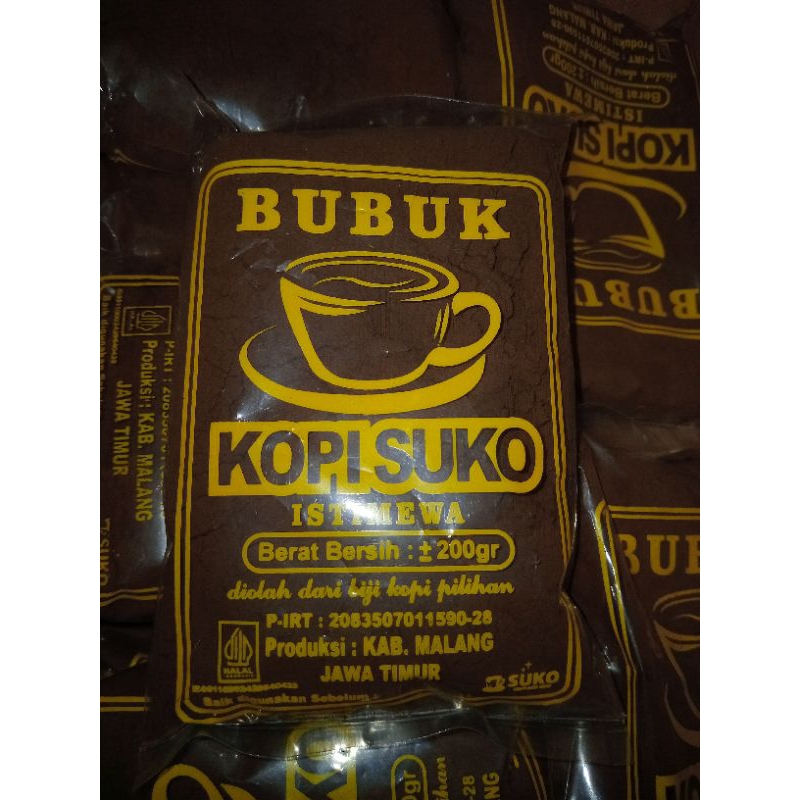 

Bubuk Kopi Suko Khas Desa 200g