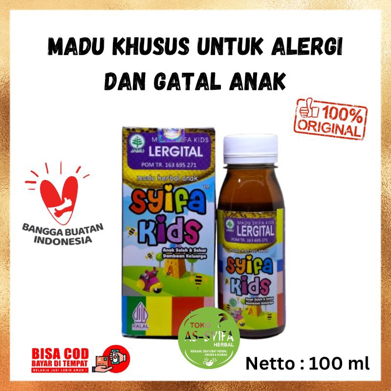 

Madu Lergital Madu Alergi Dan Gatal Anak Syifa Kids Madu Bisul Untuk Anak