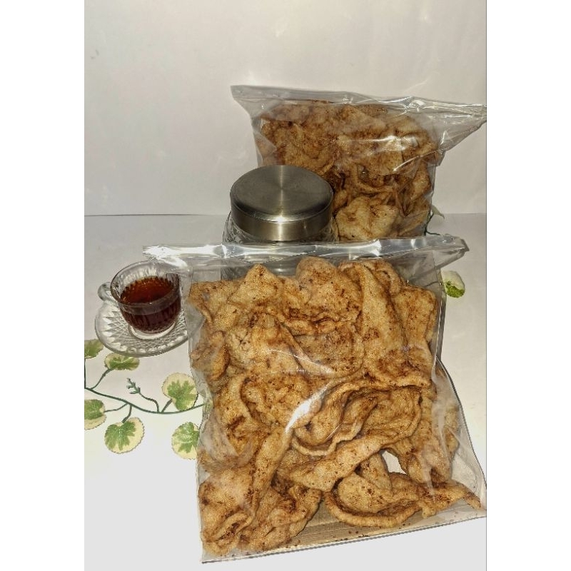 

krupuk kulit cungur /kulit sapi/kerupuk asin manis/200 gram