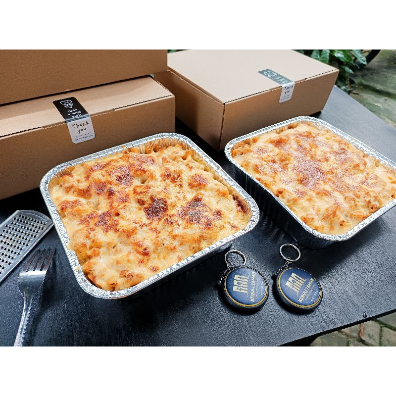 

Hampers, Macaroni Brulee Bolognese. Makaroni Panggang.