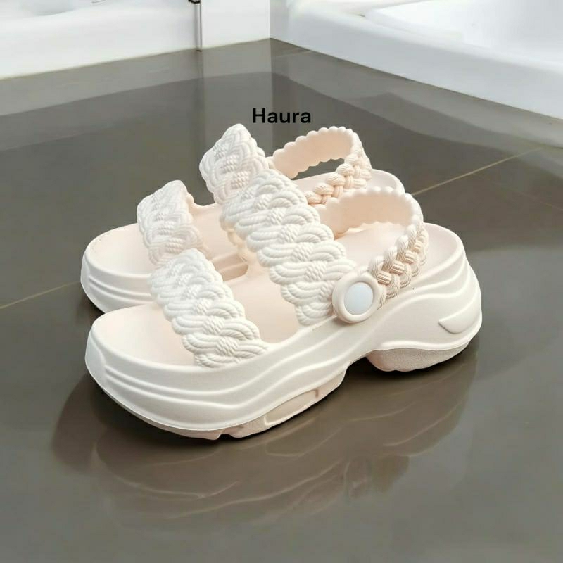 SANDAL wedges Anak Perempuan jelly import kekinian sandal bertali belakang