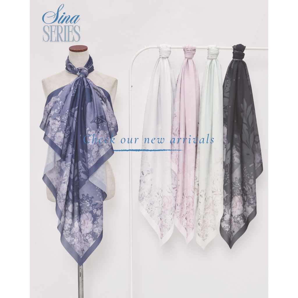 Hijab Segi Empat Sina & Embun Series