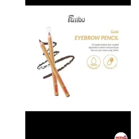 Fanbo pensil alis (Gold) /PENSIL ALIS FANBO ANDALAN MUA