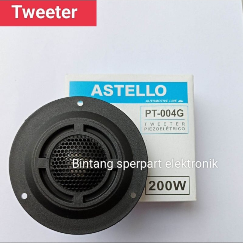 TWEETER SPEAKER 200W ASTELLO PT-004G TWEETER ASTELLO 200WATT TWEETER 200WATT TWITER SPEAKER TUITER S