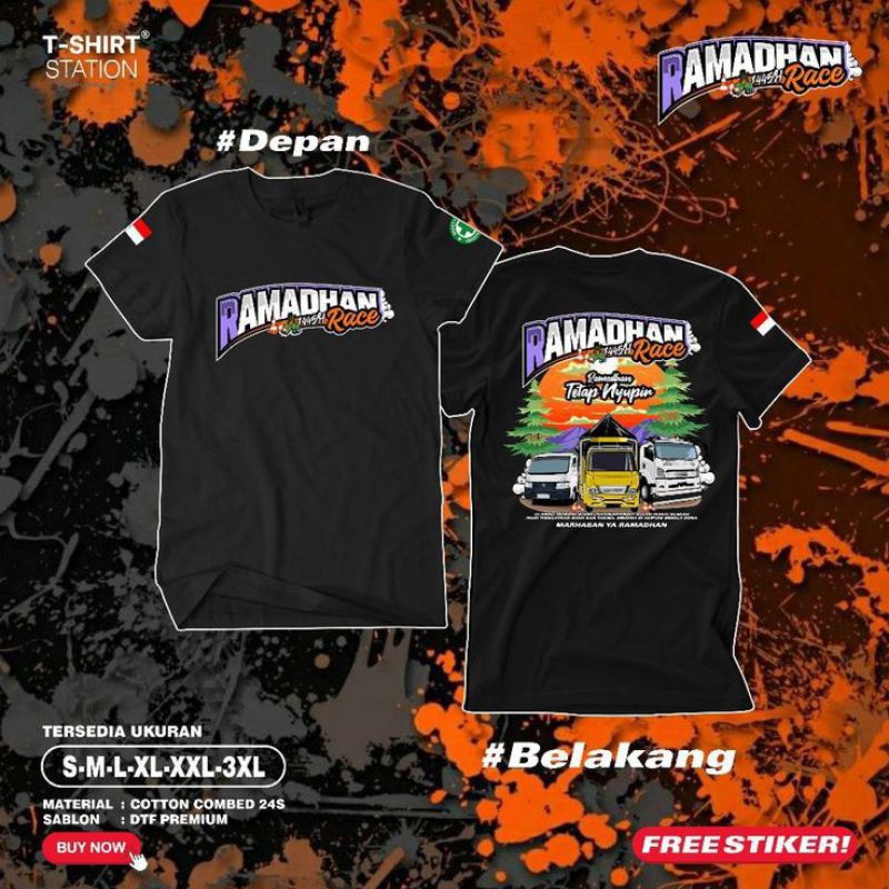 Kaos Ramadhan Race Ramadhan Tetap Nyupir Supir Truck Marhaban Ya Ramadhan