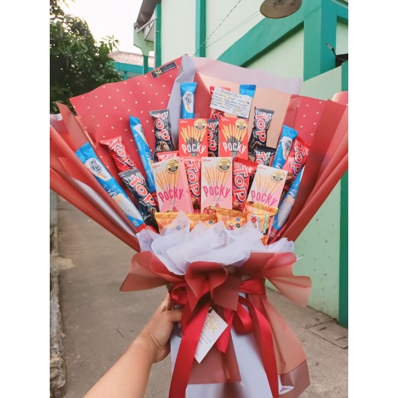 

BUKET SNACK JUMBO MURAH KALIWUNGU KENDAL SEMARANG - ELVARARA BOUQUET KENDAL