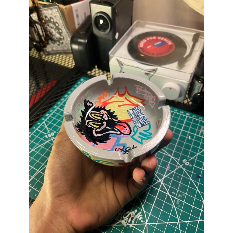 Asbak Skatepark Graffiti | Ashtray | Asbak | Clay | Clay art | Clay custom | Asbak Skena | Asbak Y2K