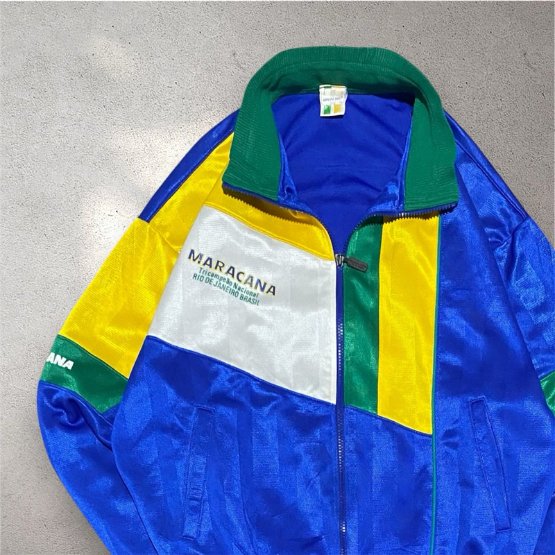 Tracktop Vintage Colorblock Three Tone Brazil Brand Maracana