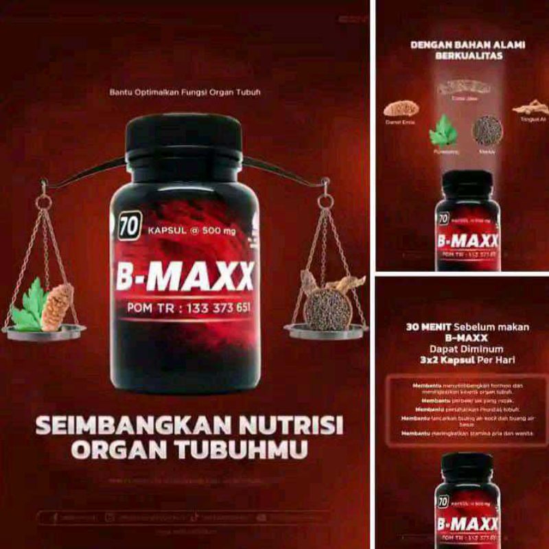 B-MAXX Kapsul Herbal Penyeimbang Nutrisi Organ