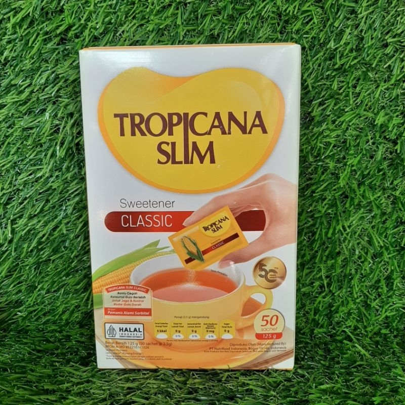 

Classic sweetener 50 sachet tropicana