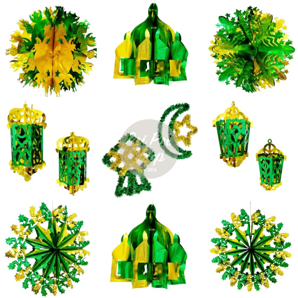 Promo Hiasan Idul Fitri Ramadhan Ornamen Gantungan Kubah Muslim Krans Idul Fitri Tassel Ornamen
