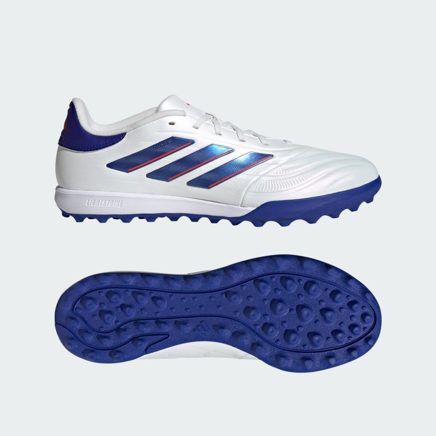 Sepatu Futsal MiniSoccer Adidas Copa Pure 2 League TF White Blue IG6407 Original BNIB