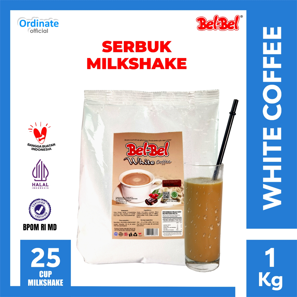 

Bubuk Minuman Rasa White Coffe 1 Kg - Belbel