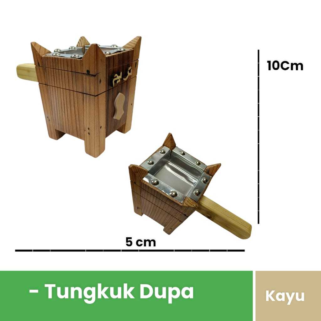 MABKHARA KAYU TARIM TEROMPAH Ukuran Mini TEMPAT PEMBAKAR BUHUR DUPA ARAB PRAPEN KAYU JATI DUPA